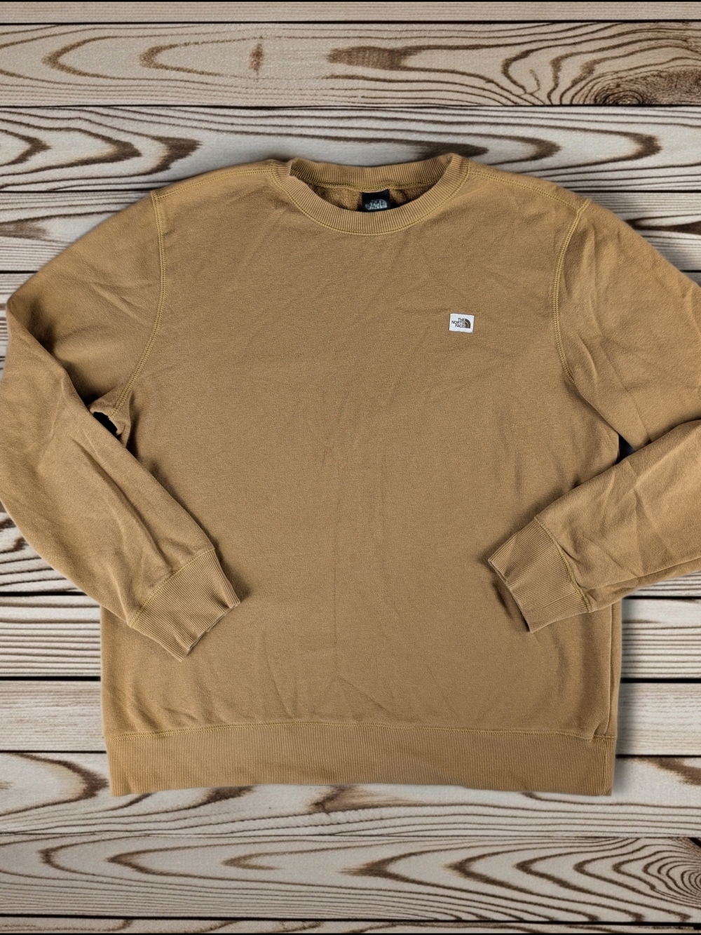 The North Face Crewneck Fleece Sweatshirt Sweater Men's XL Tan